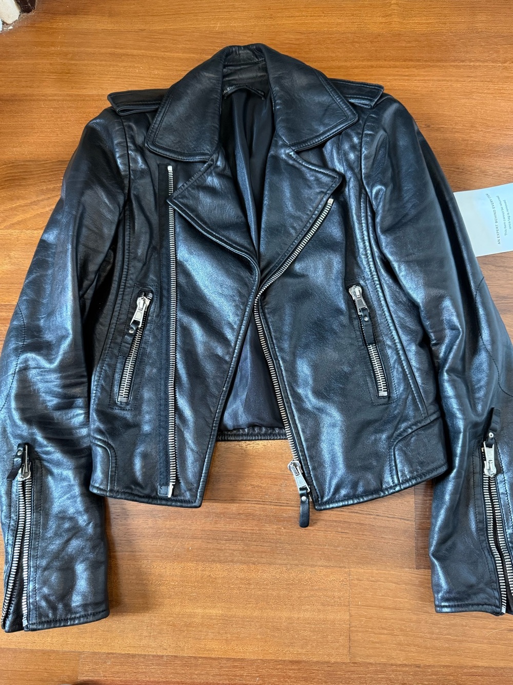 Balenciaga Leather Biker Jacket